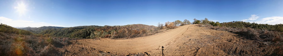 Fuel Break On Center Flats Road