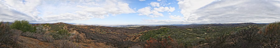 From a Knoll on Pacheco Ridge Road 