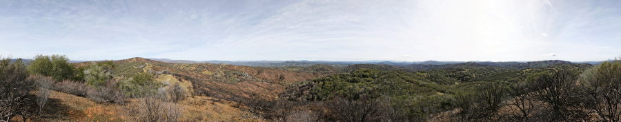 From a Knoll on Pacheco Ridge Road 
